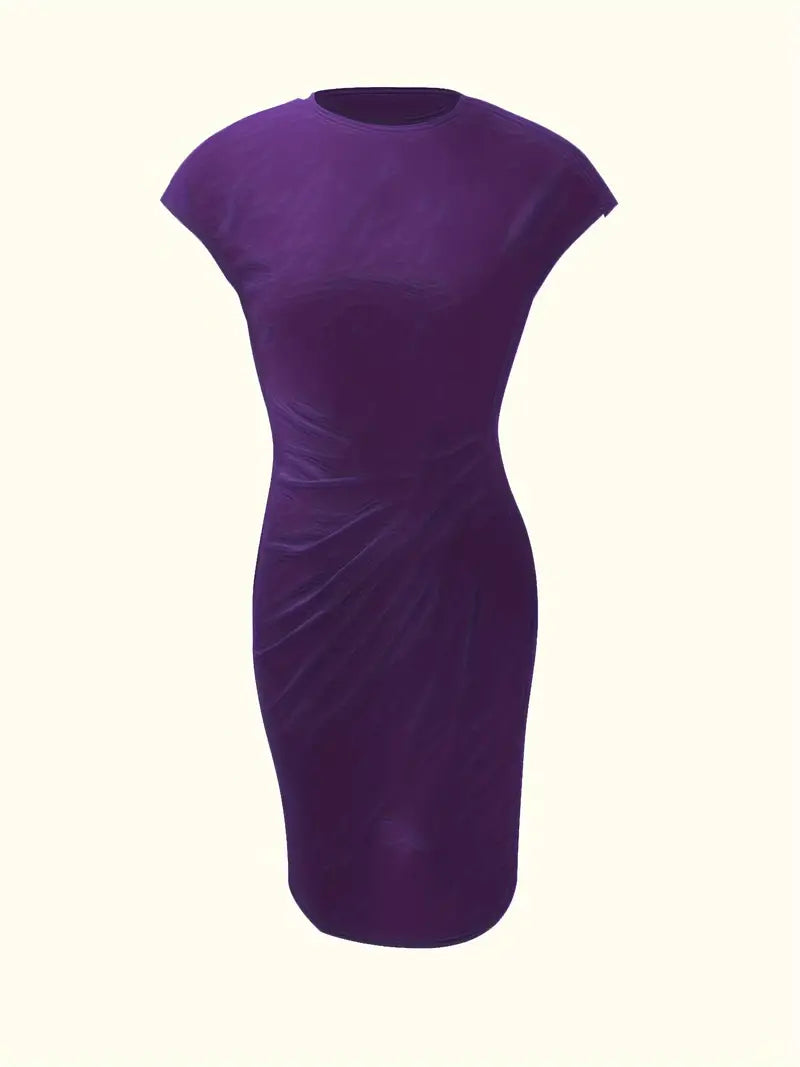 Bridesmaid Dress | Cocktail Midi Dress-Women Dress-Homefinn