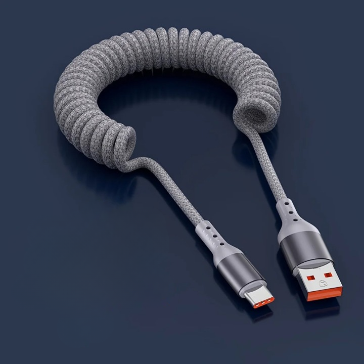 USB C Charging Cable | Retractable Fast Charging Cable-Cable-Homefinn