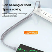 USB C Charging Cable | Retractable Fast Charging Cable-Cable-Homefinn