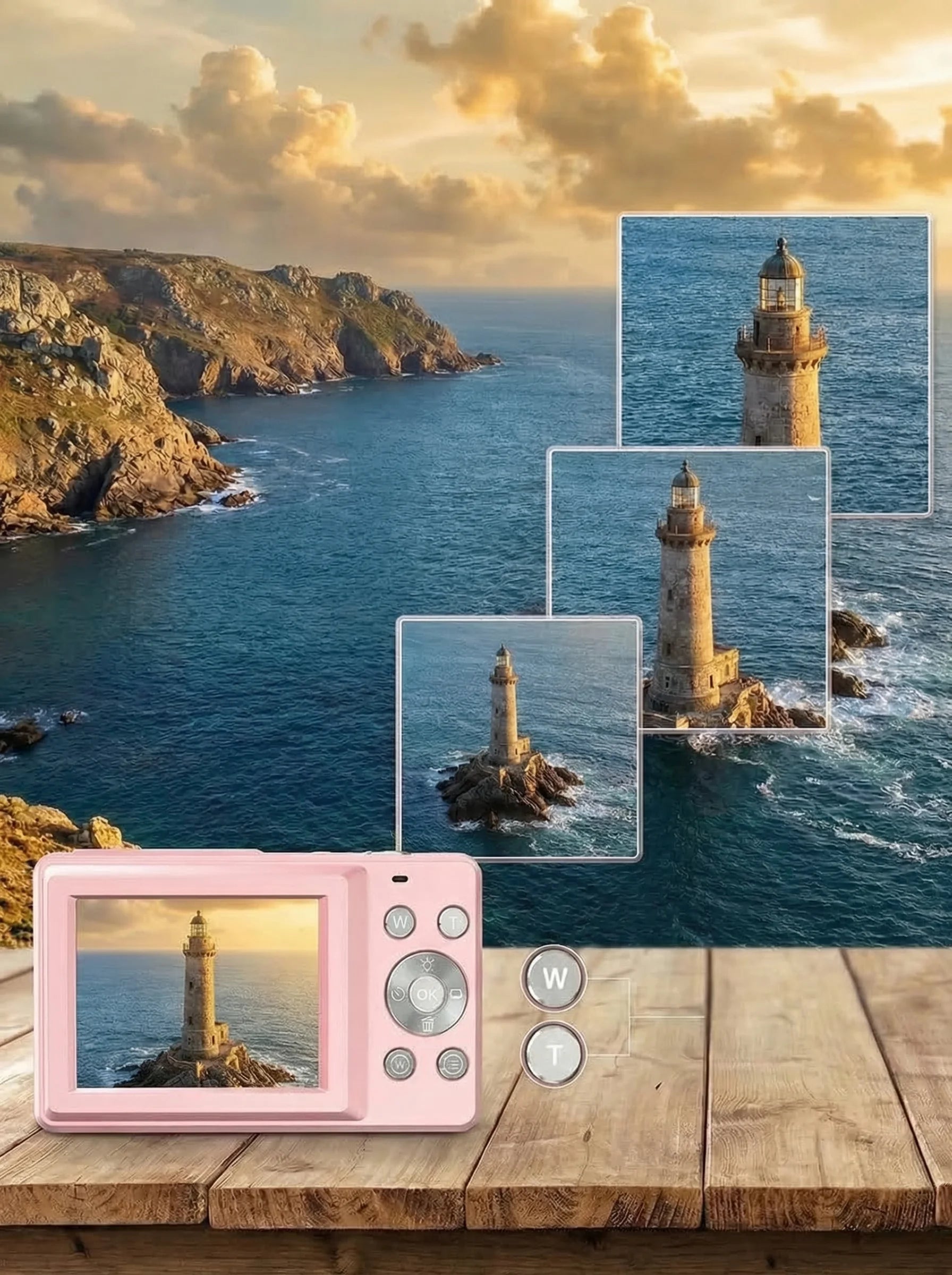 Vintage Digital Camera | Retro Style Digital Camera