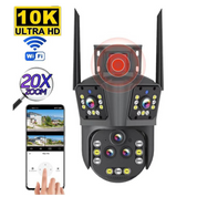 10K WiFi Security Camera | Dual Lens PTZ Outdoor Camera-Camera-Homefinn