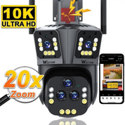 10K WiFi Security Camera | Dual Lens PTZ Outdoor Camera-Camera-Homefinn