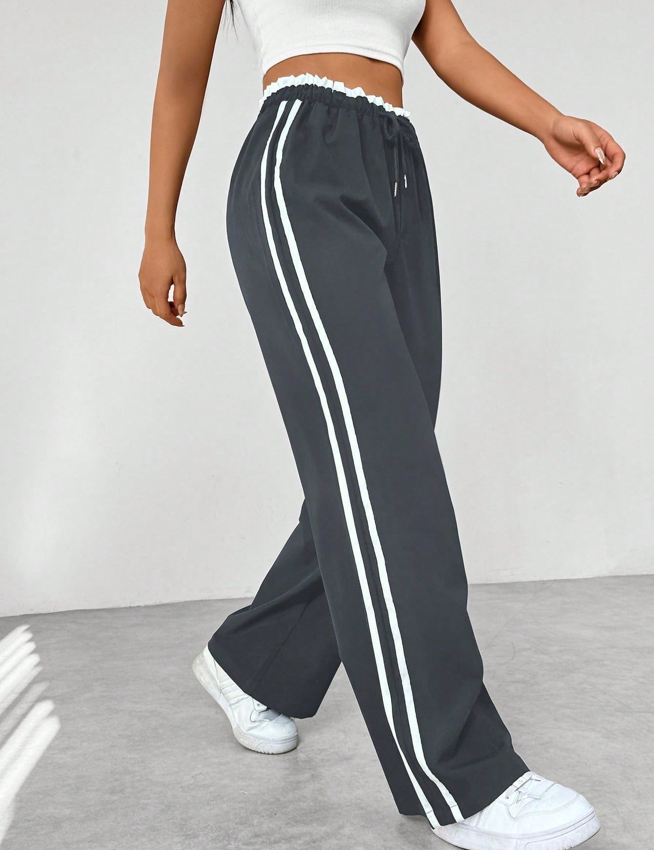 Women Pants | Straight Leg Sweatpants-Women Pants-Homefinn