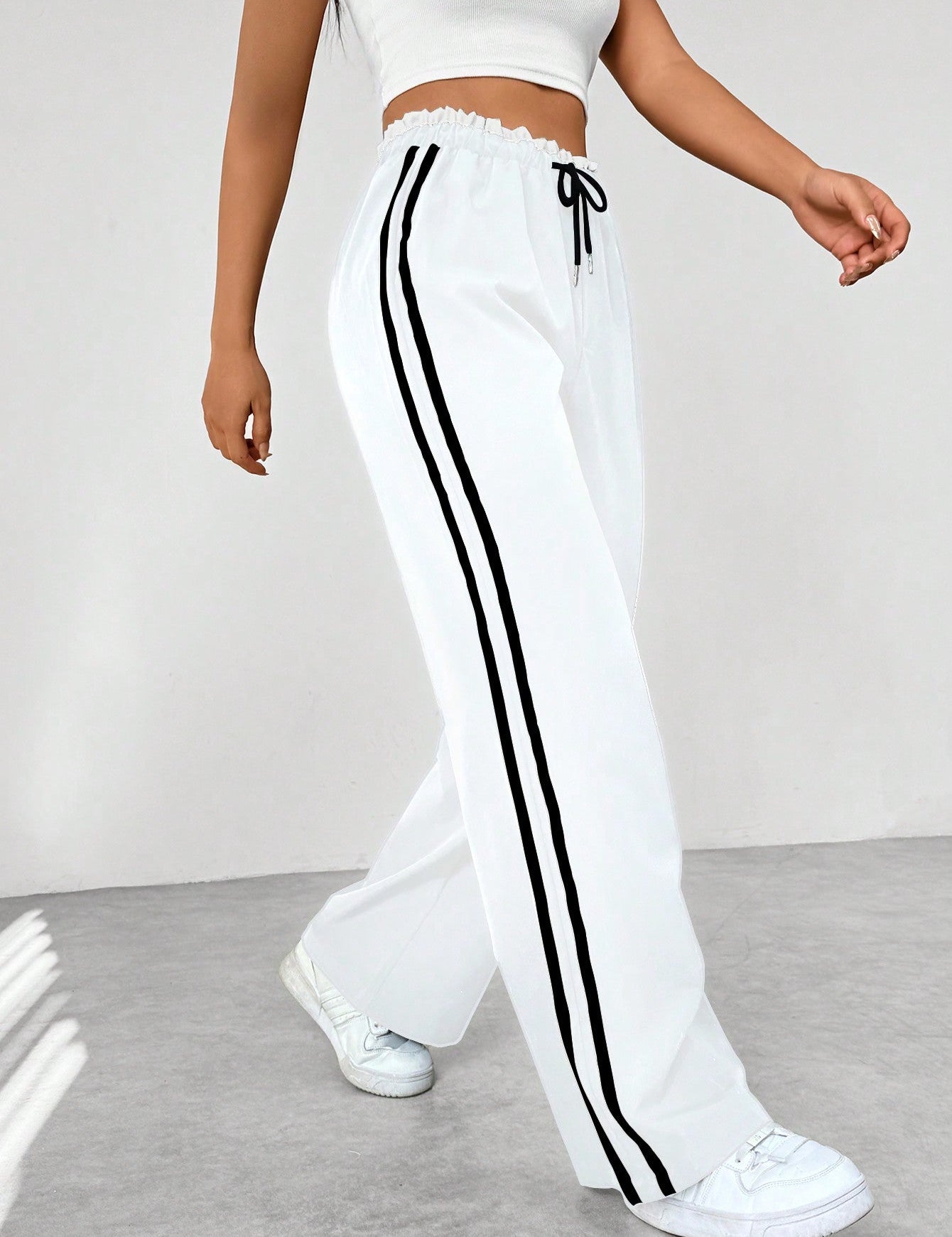 Women Pants | Straight Leg Sweatpants-Women Pants-Homefinn