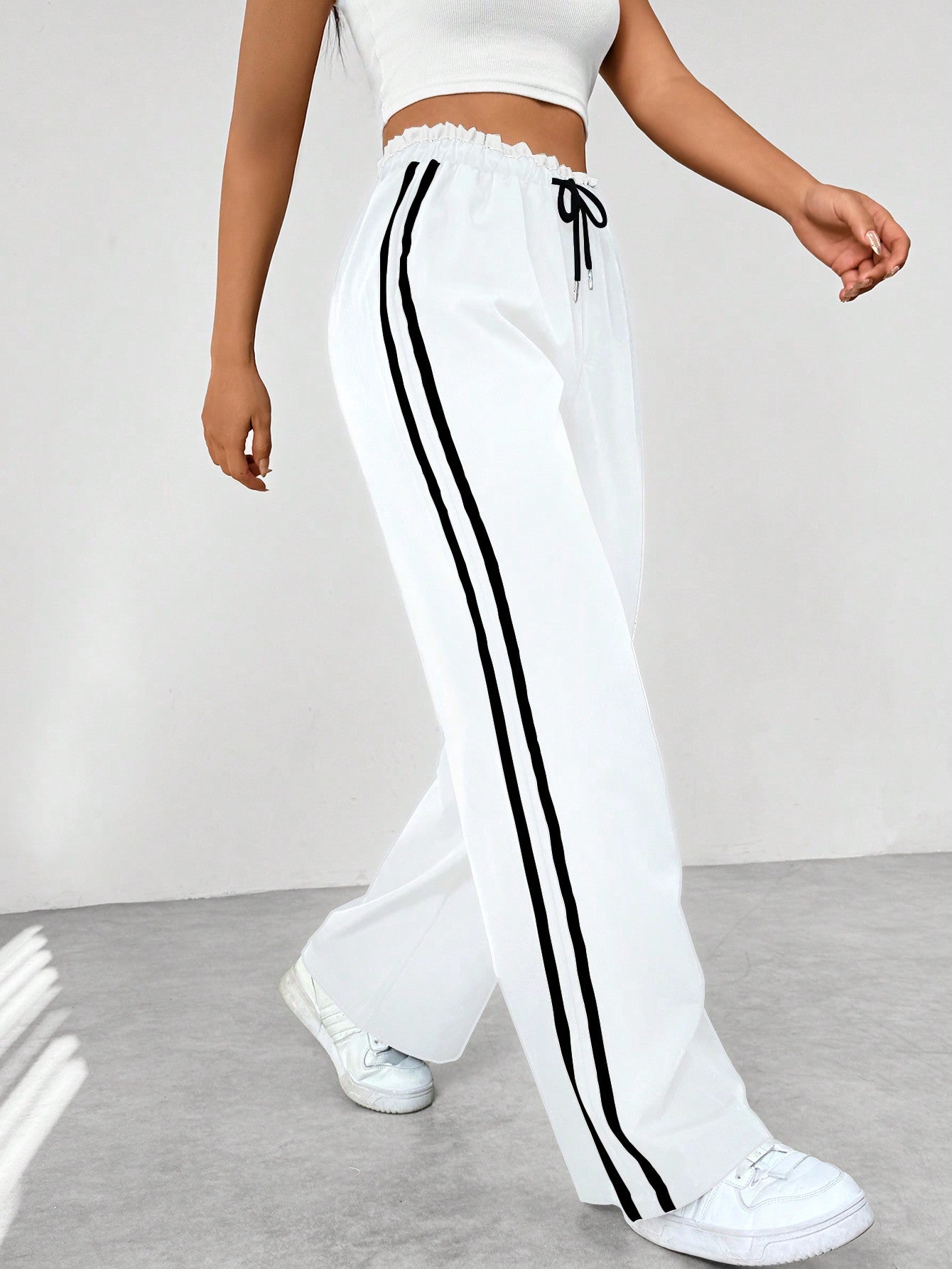 Women Pants | Straight Leg Sweatpants-Women Pants-Homefinn