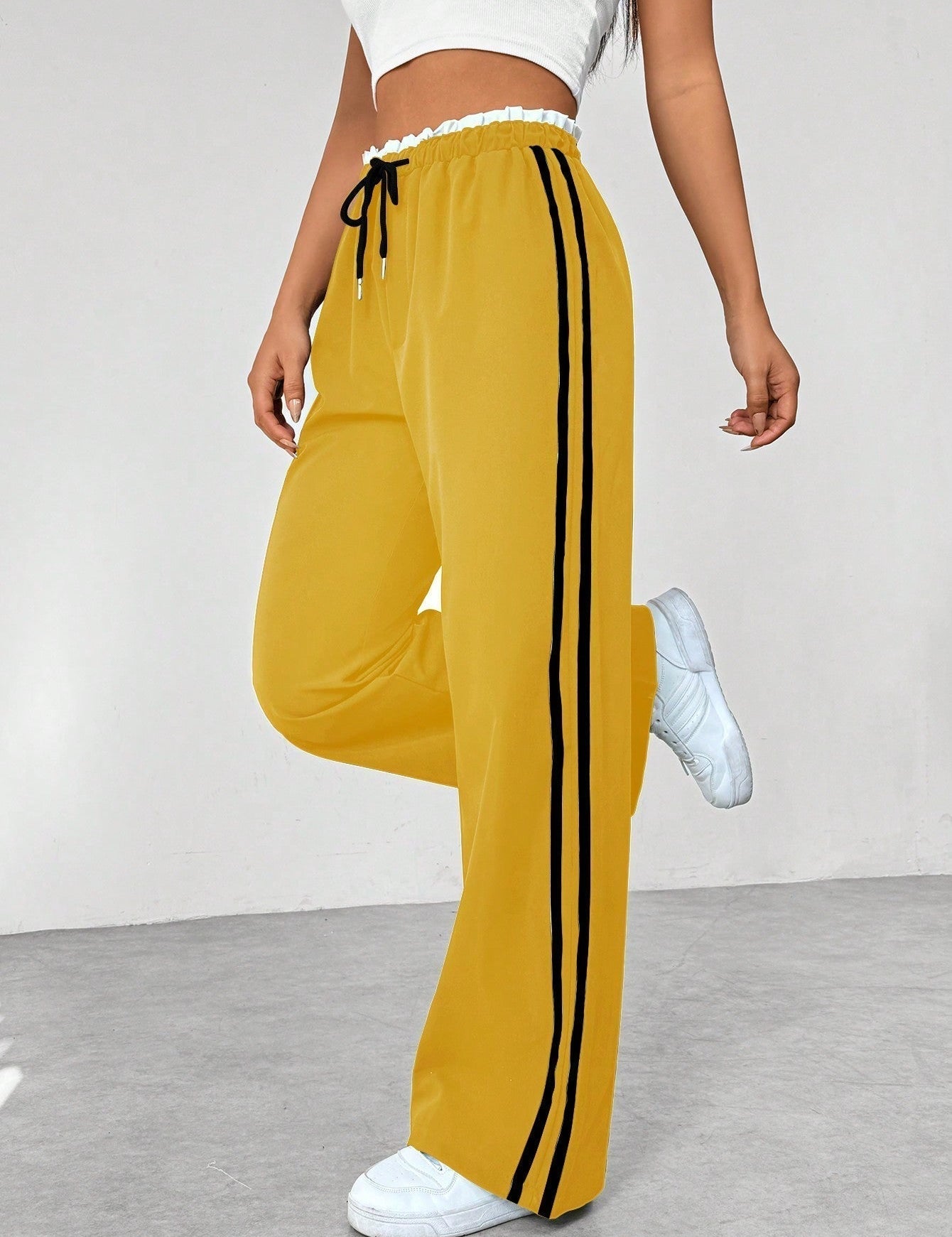 Women Pants | Straight Leg Sweatpants-Women Pants-Homefinn