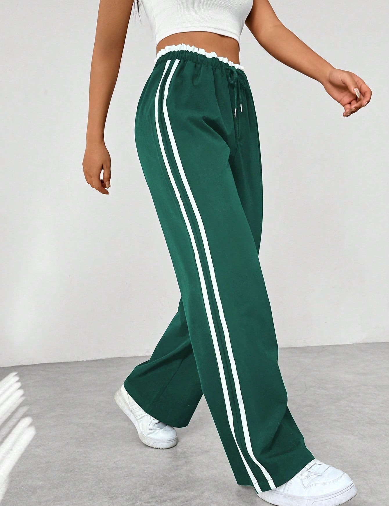 Women Pants | Straight Leg Sweatpants-Women Pants-Homefinn