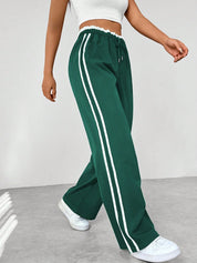 Women Pants | Straight Leg Sweatpants-Women Pants-Homefinn