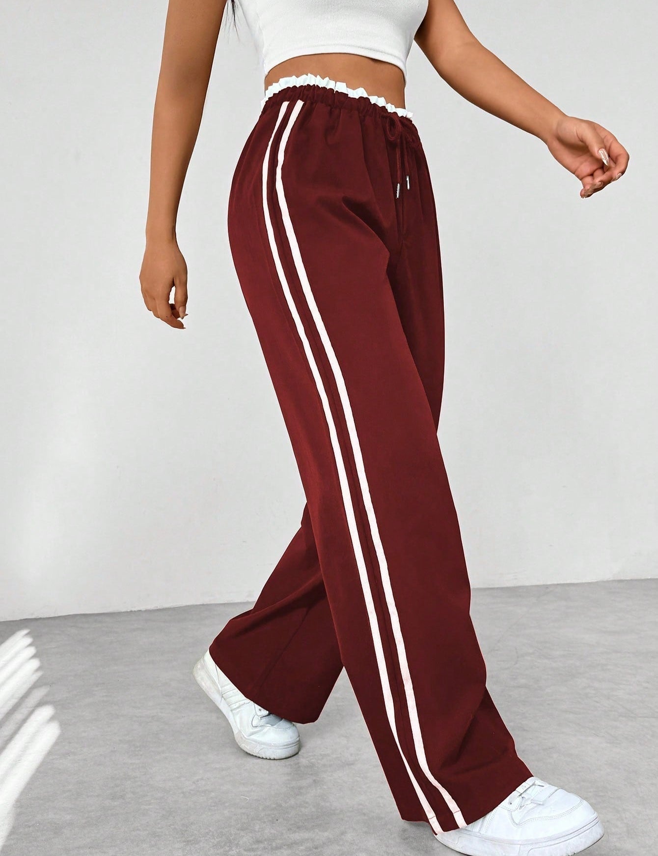 Women Pants | Straight Leg Sweatpants-Women Pants-Homefinn
