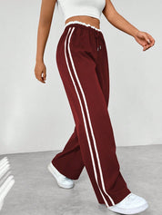 Women Pants | Straight Leg Sweatpants-Women Pants-Homefinn