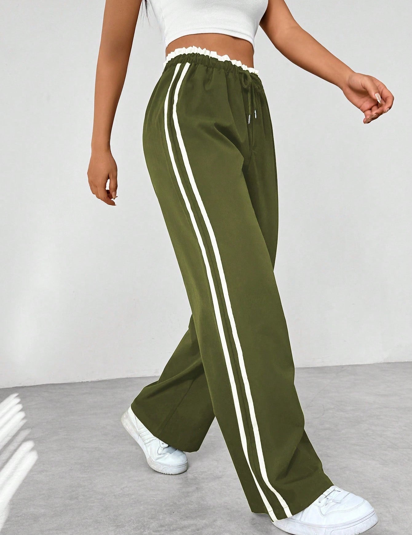 Women Pants | Straight Leg Sweatpants-Women Pants-Homefinn