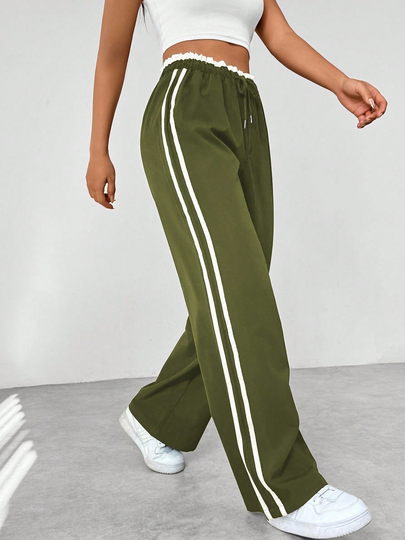 Women Pants | Straight Leg Sweatpants-Women Pants-Homefinn