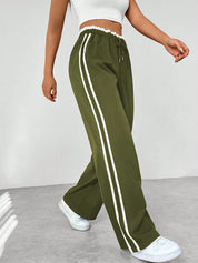 Women Pants | Straight Leg Sweatpants-Women Pants-Homefinn