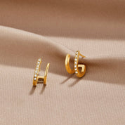 Earrings For Women | Minimal Huggie Earrings-Earrings-Homefinn