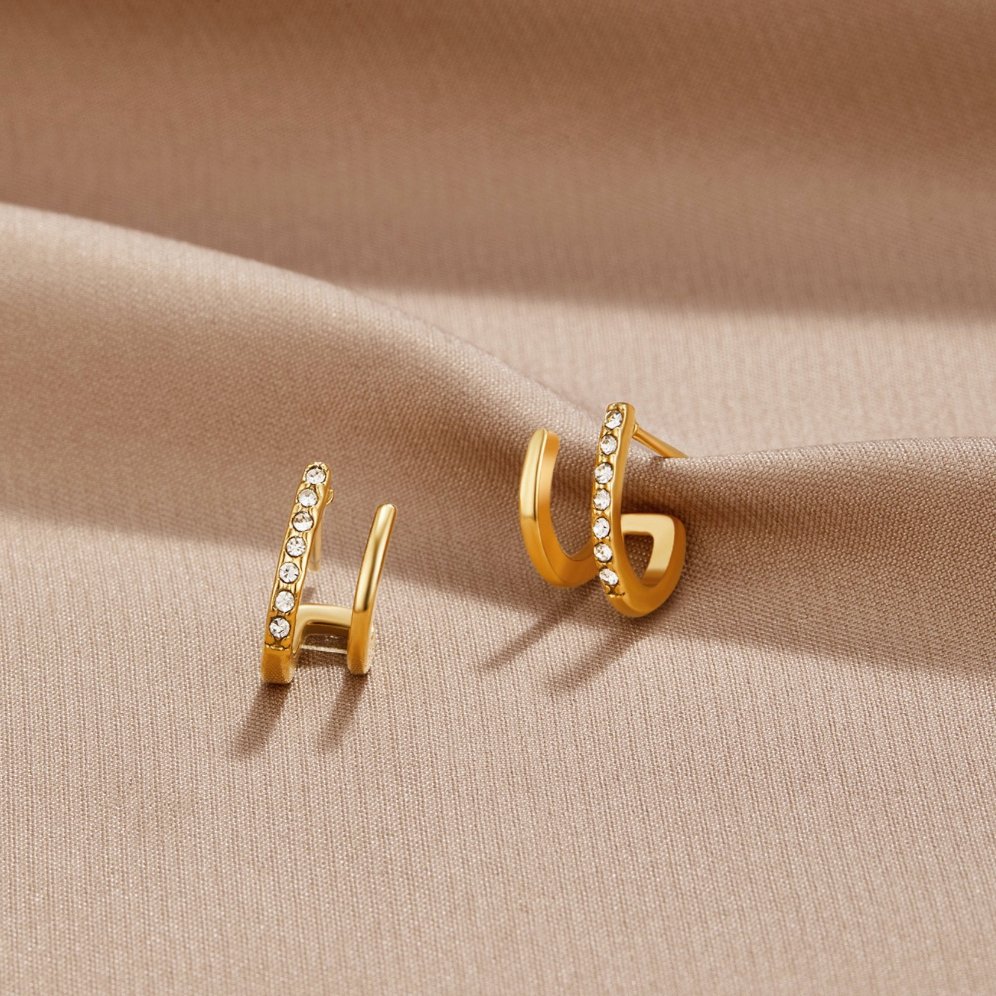 Earrings For Women | Minimal Huggie Earrings-Earrings-Homefinn