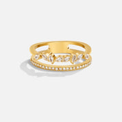 Double Band Ring | Elegant Fashion Ring-Ring-Homefinn