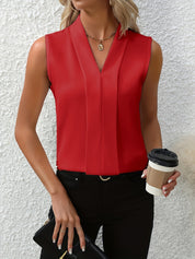 Women Sleeveless Blouse | Casual And Formal Blouse-Women Dress-Homefinn
