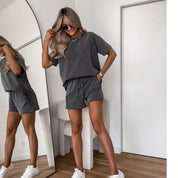 Coord Set Women | Two Piece Short Sets Outfit-Women Outfit Set-Homefinn