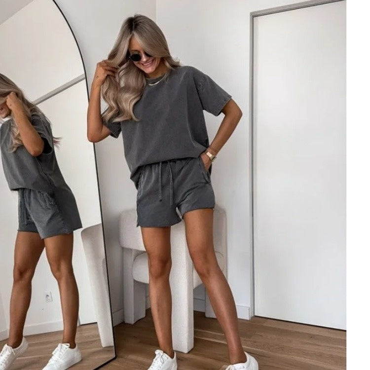 Coord Set Women | Two Piece Short Sets Outfit-Women Outfit Set-Homefinn