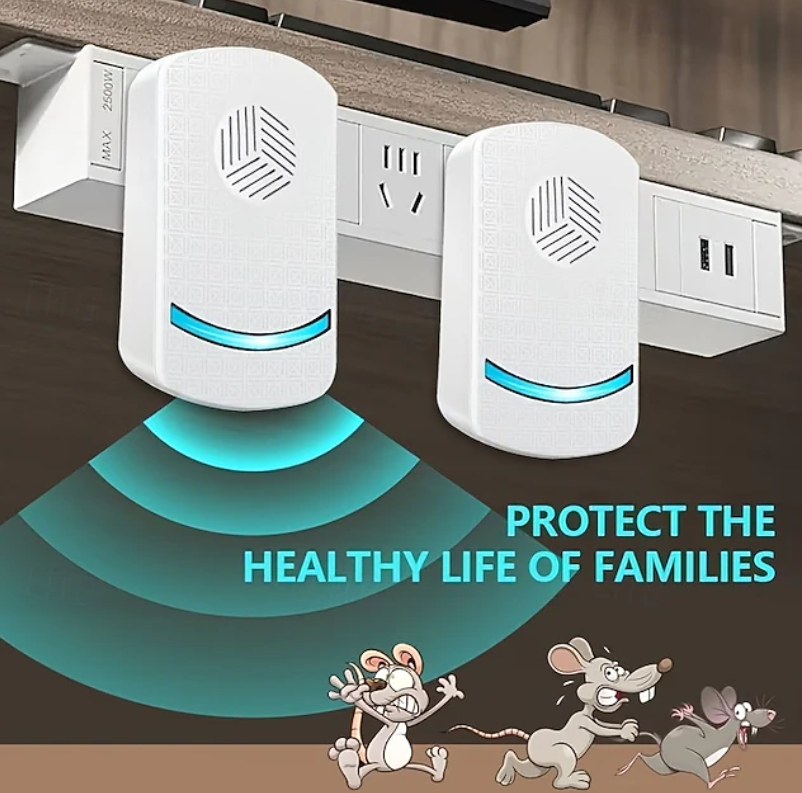Ultrasonic Pest Repeller | Electronic Mouse Repellent-Insect Repellent-Homefinn