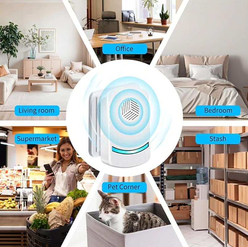 Ultrasonic Pest Repeller | Electronic Mouse Repellent-Insect Repellent-Homefinn