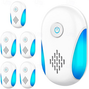 Plug In Solid Ultrasonic Pest Repeller | Power Button Indicator Light Indoor Use