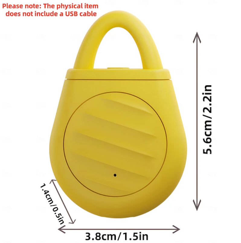 Portable Solid Ultrasonic Pest Repeller | Hanging Loop Indicator Light Outdoor Use
