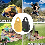 Portable Solid Ultrasonic Pest Repeller | Hanging Loop Indicator Light Outdoor Use