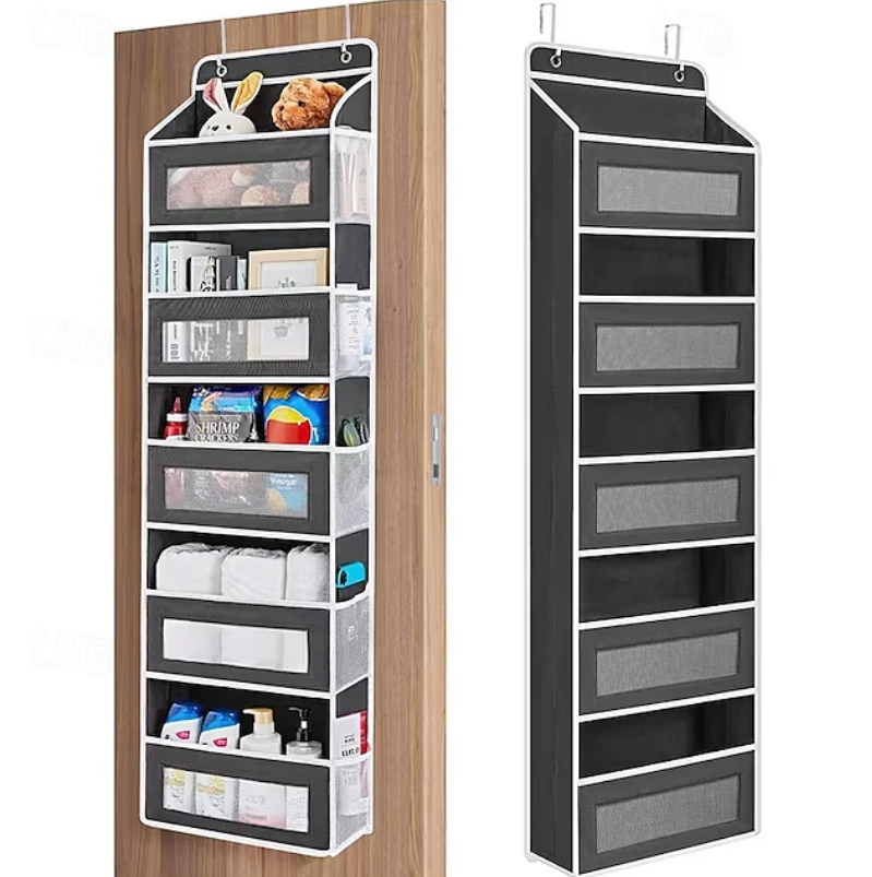 Vertical Hanging Storage Organiser | Multi Pocket Door Mounted Home Storage