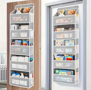 Vertical Hanging Storage Organiser | Multi Pocket Door Mounted Home Storage