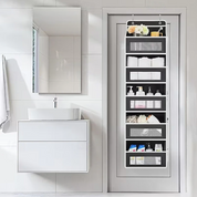 Vertical Hanging Storage Organiser | Multi Pocket Door Mounted Home Storage