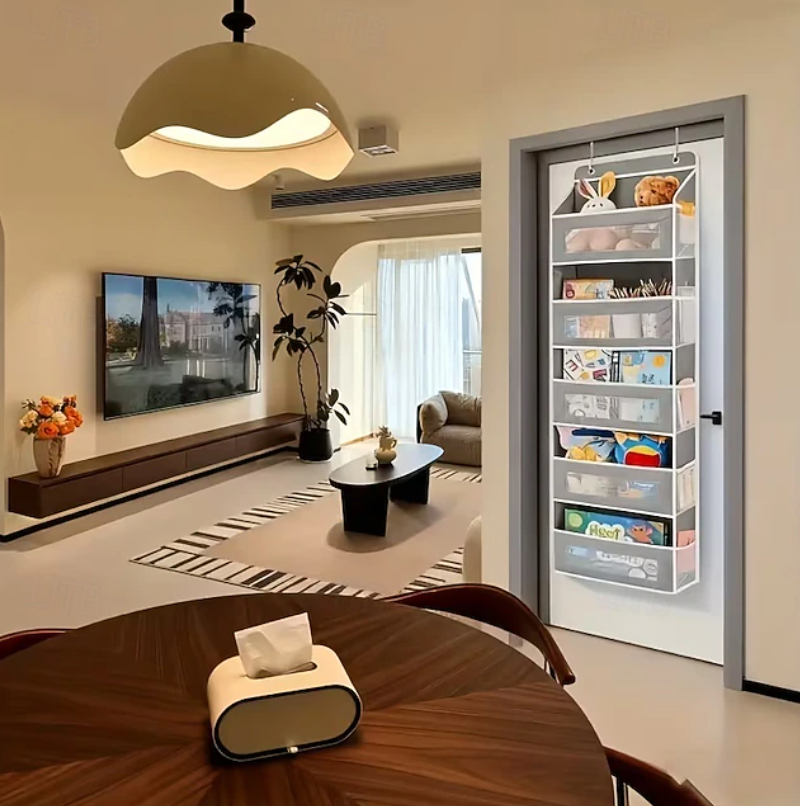 Vertical Hanging Storage Organiser | Multi Pocket Door Mounted Home Storage