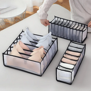 Foldable Drawer Organiser Set | Multi Compartment Dividers Clothing Storage