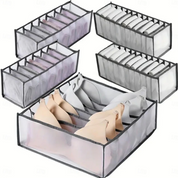 Foldable Drawer Organiser Set | Multi Compartment Dividers Clothing Storage