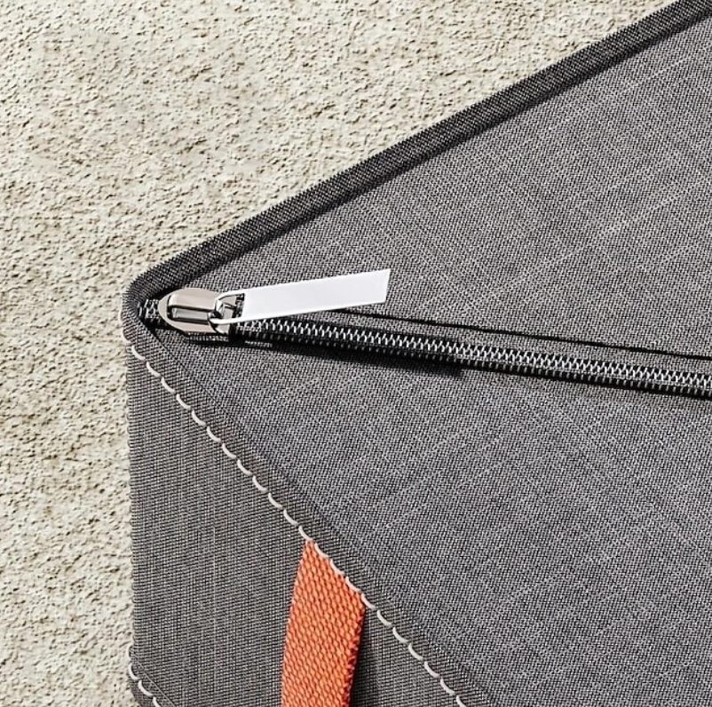 Rectangular Compartment Drawer Organiser | Divided Sections Carry Handle Clothing Storage