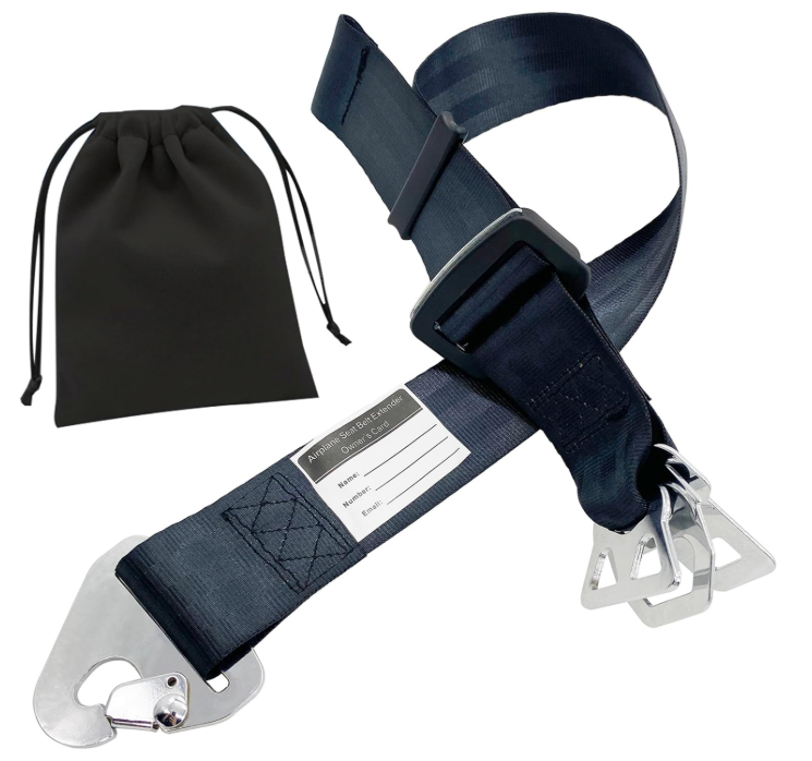 Adjustable Airplane Seat Belt Extender | Buckle Strap Metal Connectors Air Travel