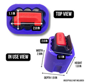 Compact Seat Belt Clip Stopper | Sleeve Style Vehicle Belt Accessory Daily Driving