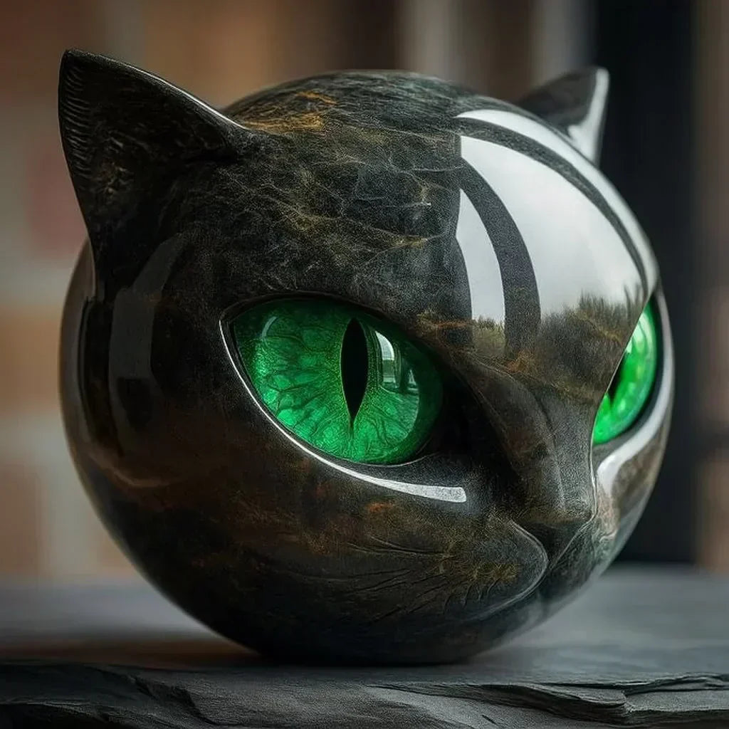 Cat Ornament | Gothic Home Decor-Figurine-Homefinn