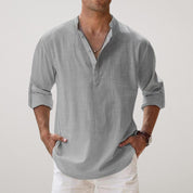 Men’s Relaxed Fit Shirt | Casual Button Beach Shirt-Men Shirt-Homefinn