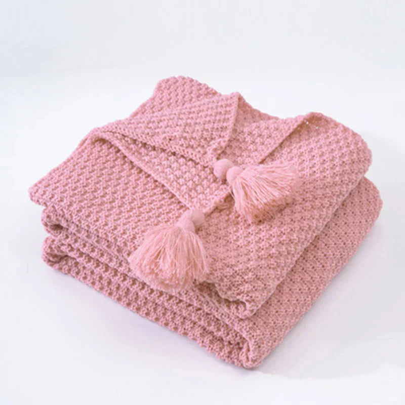 Knitted Throw | Textured Sofa Throws-Blanket-Homefinn