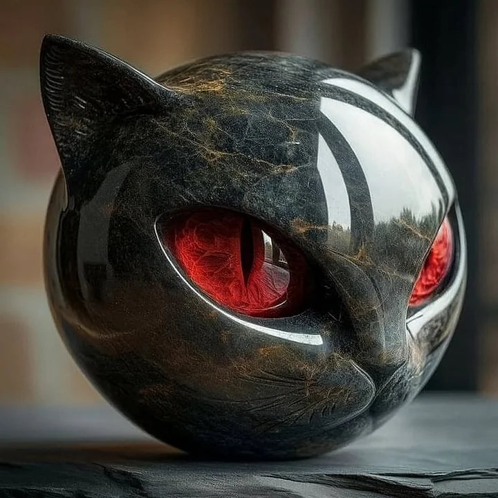 Cat Ornament | Gothic Home Decor-Figurine-Homefinn