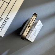 Minimalist Metallic Phone Case With Ribbed Texture - Image 10