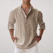 Men’s Relaxed Fit Shirt | Casual Button Beach Shirt-Men Shirt-Homefinn