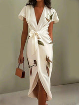 Wrap Women Dress | Wedding Guest Dress