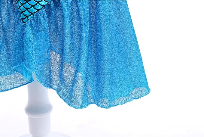 Little Mermaid Costume | Kids Mermaid Outfit-Kids Costume-Homefinn