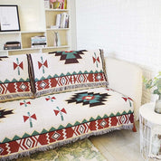 Sofa Blanket | Patterned Boho Blanket-Blanket-Homefinn