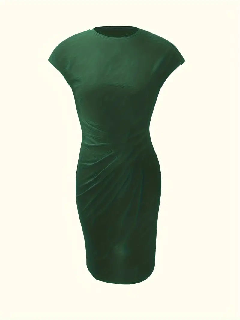 Bridesmaid Dress | Cocktail Midi Dress-Women Dress-Homefinn