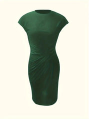 Bridesmaid Dress | Cocktail Midi Dress-Women Dress-Homefinn