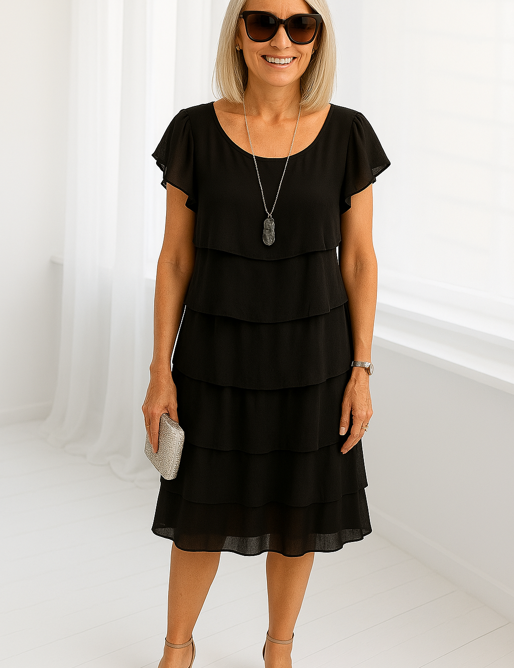 Women's Midi Dress | Casual Dress-Women Dress-Homefinn