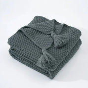 Knitted Throw | Textured Sofa Throws-Blanket-Homefinn